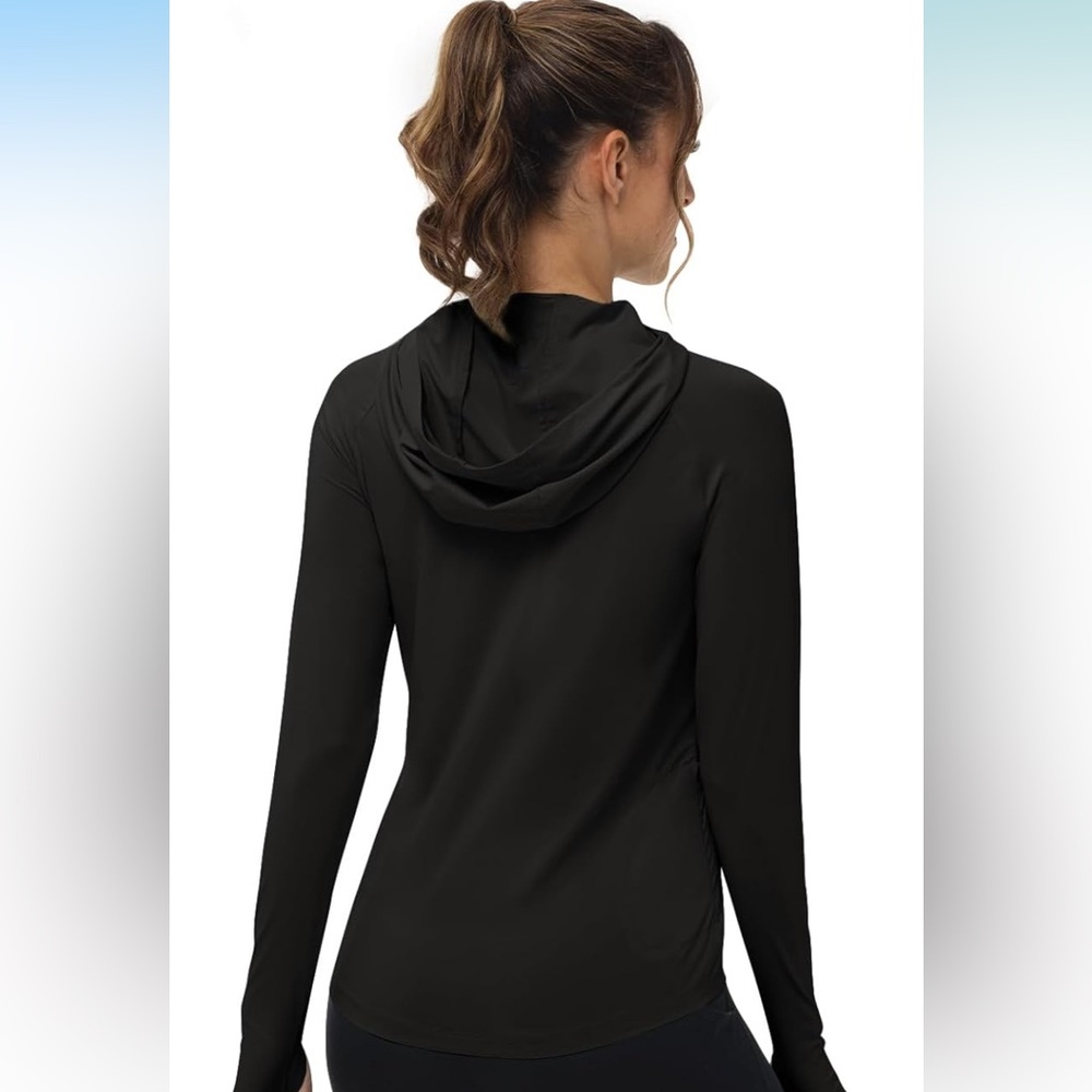 Women's Black Hoodie Sweatshirt